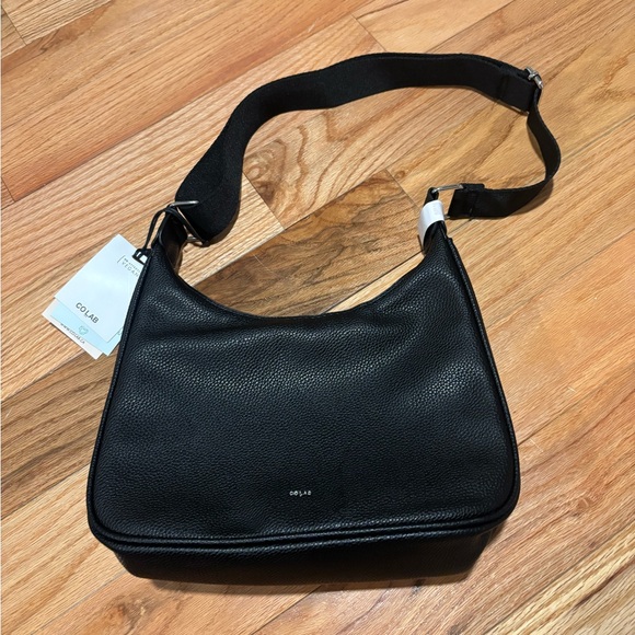 Co-Lab Handbags - Co-Lab Black Leather Shoulder Bag